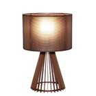 Abajur Grande Palermo Madeira Oslo Ilux