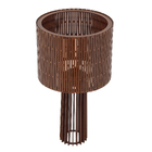 Abajur Imbuia Madeira Loures Luz Vita