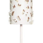 Abajur Infantil Borboletas Duplo -base Branca 20x41 - Crú
