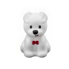 Abajur Infantil Branco Silicone sem Fio com Controle Remoto Pet Light Puppy MCM Gold