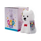 Abajur Infantil Branco Silicone sem Fio com Controle Remoto Pet Light Puppy MCM Gold