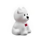 Abajur Infantil Branco Silicone sem Fio com Controle Remoto Pet Light Puppy MCM Gold
