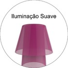 Abajur Lampia Rosa Translúcido Para Leitura