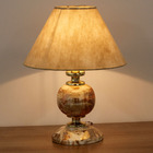 Abajur Laranja Tecido Espaço Luz