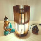 Abajur Leblon De Mesa - Marrom 40x20cm