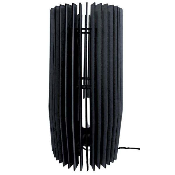 Abajur Leblon De Mesa - Preto Kit Com 2 - 40x20cm E 20x20cm