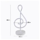 Abajur Line Music D1299 Led Bivolt Branco