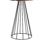 Abajur Lucas I Floral Marrom