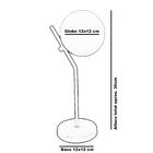 Abajur Luminária De Mesa Aro Jabuticaba Globo Harmony Branco