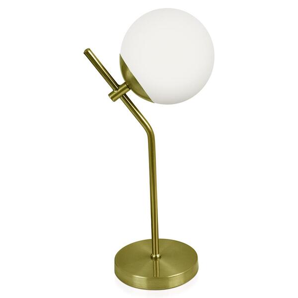 Abajur Luminária De Mesa Aro Jabuticaba Globo Orby Dourado