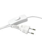 Abajur Luminária De Mesa Base De Madeira Redonda Bege