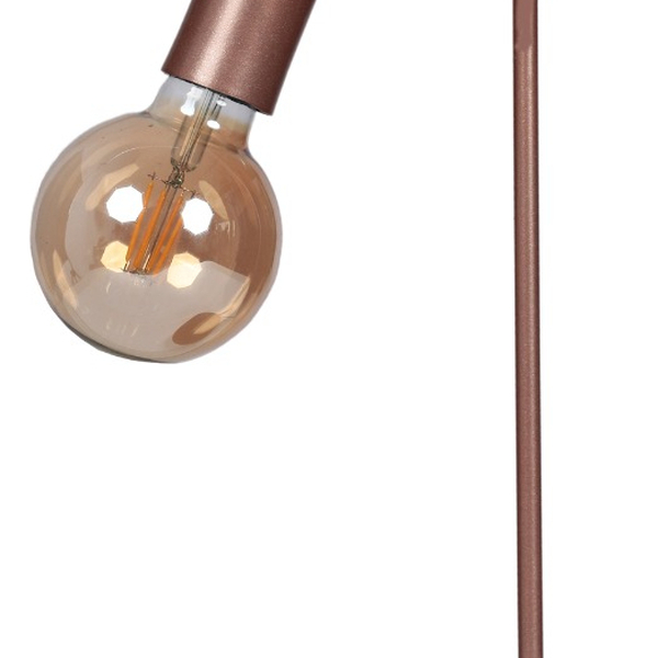 Abajur Luminária De Mesa Com Base Arredondada De Madeira Cobr