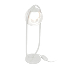 Abajur Luminaria De Mesa De Luxo Moderna Aro Harmony Branco