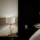 Abajur Luminária De Mesa Quarto Escritório Industrtial Bali