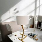 Abajur Luminária De Mesa Quarto Escritório Industrtial Bali