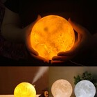 Abajur Luminária Lua Com Umidificador & Purificador De Ar Lua