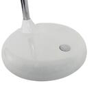 Abajur Luminária Mesa Estudo Branca Led 5w Ideal Para Hotéis