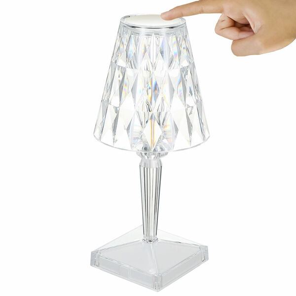 Abajur Luminária Mesa Led Touch Dimerizável Recarregável Usb