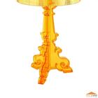 Abajur Luminária Polaris Bourgie Acrílico Laranja