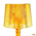 Abajur Luminária Polaris Bourgie Acrílico Laranja