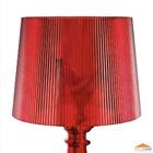Abajur Luminária Polaris Bourgie Acrílico Vermelho