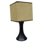 Abajur Luminaria Quadrada Decoracao Sala Escritorio Leitura B