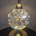 Abajur Luminária Quarto Sala Rosé Gold Globo Moderno 54x30