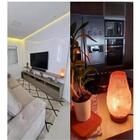 Abajur Luminária Terapêutica Sal Rosa Himalaia 4 ~ 6kg