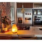 Abajur Luminária Terapêutica Sal Rosa Himalaia 4 ~ 6kg