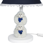 Abajur Madeira Carneirinho Marinho Bebê Infantil