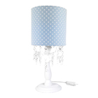 Abajur Madeira Cristais Urso Príncipe Bebê Infantil