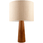 Abajur Madeira M Cupula Natural