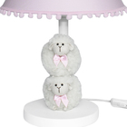 Abajur Madeira Ovelhinha Rosa Bebê Infantil