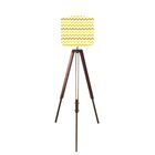 Abajur Madeira Tripé Chão 1 70cm Cores Estampadas - Md1004 Cú