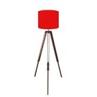 Abajur Madeira Tripé Chão 1 70cm Cores Lisas - Md1004 Cúpula
