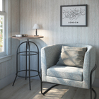 Abajur Marrom Madeira BM Lamps