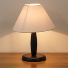 Abajur Marrom Madeira BM Lamps