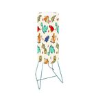 Abajur Mesa Azul Tubo 64cm Cúpula Ø18 Cores Diversas Md1086 -