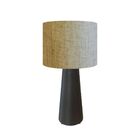 Abajur Mesa Base Tecido 56cm Cores Lisas - Md1006 Cúpula Ø35