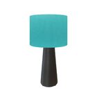 Abajur Mesa Base Tecido 56cm Cores Lisas - Md1006 Cúpula Ø35