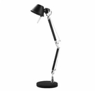 Abajur Mesa Escritório Itália Preta Led 5w Executivo