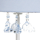 Abajur Metal Carro Azul Bebê Infantil