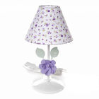 Abajur Metal Flor G Lilás Bebê Infantil