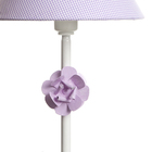 Abajur Metal Flor P Lilás Bebê Infantil
