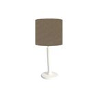 Abajur Mini De Mesa Branco 35cm Cúpula Ø18x15 Cores Diversas