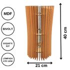 Abajur Monalisa De Mesa - Preto 40x20cm