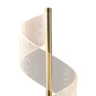 Abajur Nordecor Ruban Led Bivolt Dourado Fosco