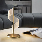 Abajur Nordecor Ruban Led Bivolt Dourado Fosco