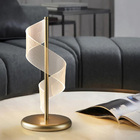 Abajur Nordecor Ruban Led Bivolt Dourado Fosco