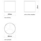 Abajur para Quarto Bambú M062 Golden Art